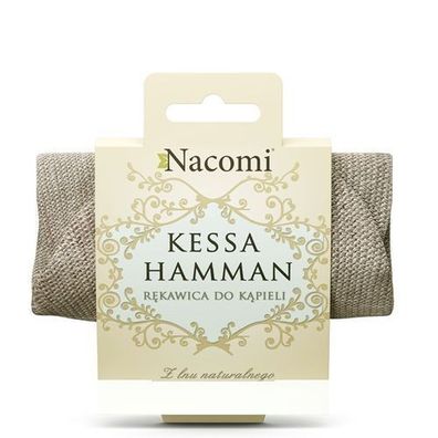 Nacomi Kessa Hammam Peelinghandschuh aus natuerlichem Leinen, 1 Stueck