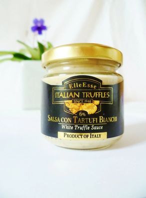 Weiße Trüffel ALBA Trüffel Soße ital. Trüffel 90g Glas Salsa Tartufi