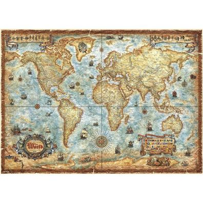 Puzzle 2000 pz - The World NSF, Map Art