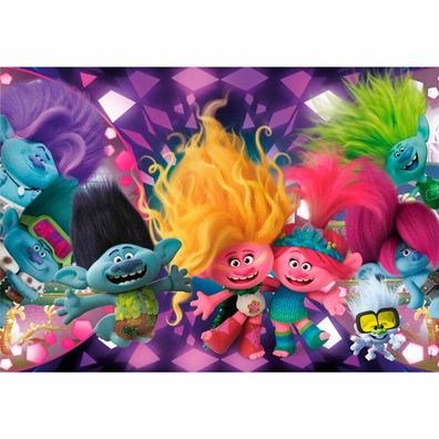 Clementoni - Trolls 3 Puzzle 104 brillante Teile &#40;20191&#41;