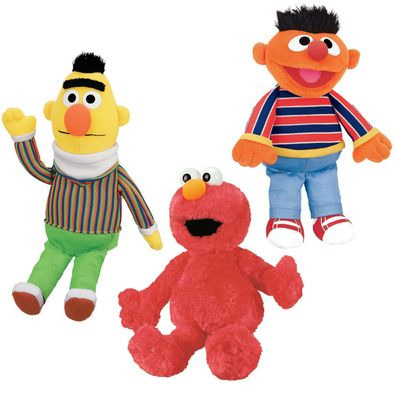 Sesamstraße Plüschfiguren Kuscheltier 30-33cm Elmo & Bert