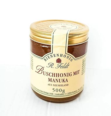 Buschhonig mit Manuka Neuseeland 100% naturreiner Honig 500g