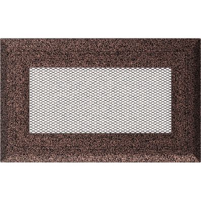 Lüftungsgitter Oskar 11x17 gemaltes Kupfer