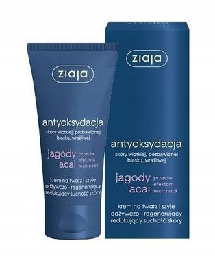 Ziaja Acai-Beeren Regenerationscreme 50ml - Naehrende Hautpflege