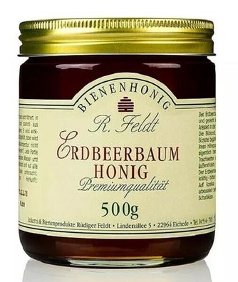 Honig Erdbeerbaum Honig aus Sardinien 100% Bienenhonig Premiumqualität 500g Glas