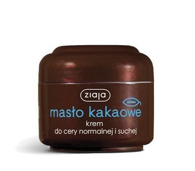 Ziaja Kakaobutter Intensivpflegecreme, 50 ml - Reichhaltige Hautpflege fuer samtweich