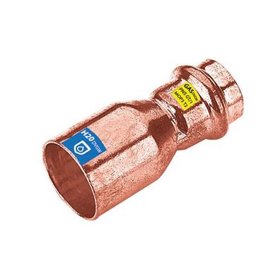 Frabo Gas - Wasser Kombifitting Pressfitting V Kontur Reduzierstück 28x22
