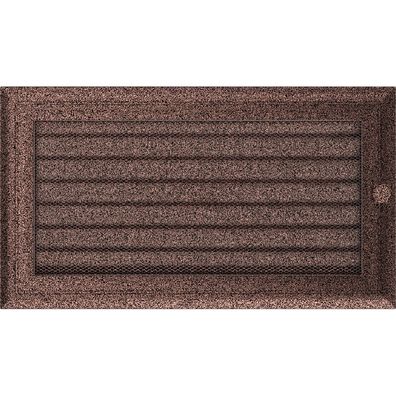 Lüftungsgitter Oskar 17x30 gemaltes Kupfer Jalousie