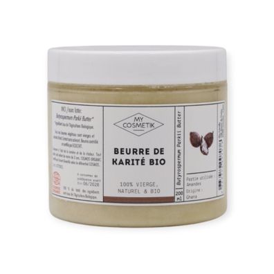 MY Cosmetik Naturcreme - 100% reine Bio Shea Butter unraffiniert, 200ml