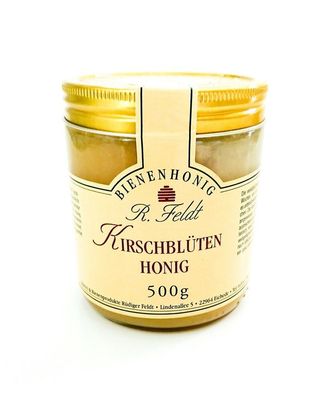 Kirschblüten Honig Bienenhonig 500g Glas Kirschhonig Imkerqualität
