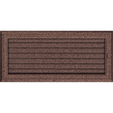 Lüftungsgitter Oskar 17x37 gemaltes Kupfer Jalousie
