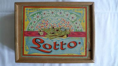 altes Lotto Spiel um 1910