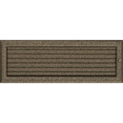 Lüftungsgitter Oskar 17x49 schwarz und gold Jalousie