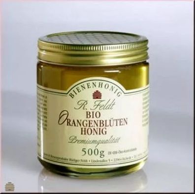 Honig BIO Orangenblüten Orange duftig blumig lieblich Premium Spanien DE-ÖKO-006