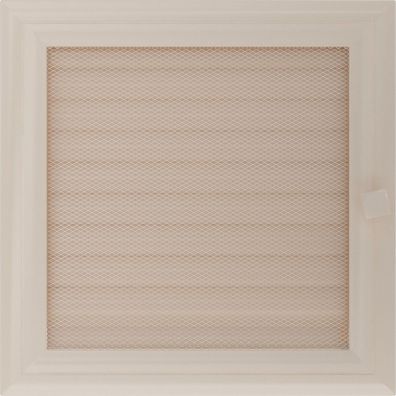 Lüftungsgitter Oskar 22x22 Creme Jalousie