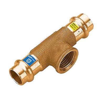 10 Stück Frabo Gas - Wasser Kombifitting Pressfitting V Kontur T-Stück Rp 1/2x22