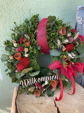 Türkranz Buxkranz Frühlingskranz Naturkranz frischer Kranz