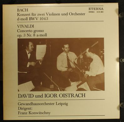 Eterna 8 25 882 - Konzert Für Zwei Violinen Und Orchester D-Moll BWV 1043 / Con