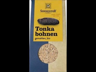 Sonnentor 3x Tonkabohnen gemahlen, Packung 35g