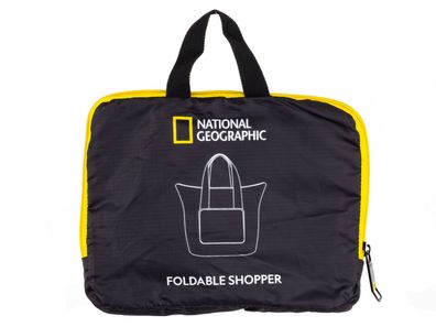 National Geographic N14402 Faltbarer Shopper ca. 26 L - Farben: black