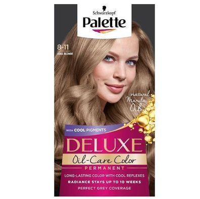 Deluxe Oelpflegende Haarfarbe Kuehles Blond 8-11 - 50ml