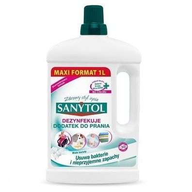 Sanytol Desinfizierender Waschmittelzusatz weisse Blumen, 1000 ml