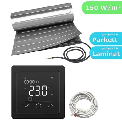 Elektro Fußbodenheizung Thermostat Touch Bodenheizung elektrisch Laminat Vinyl