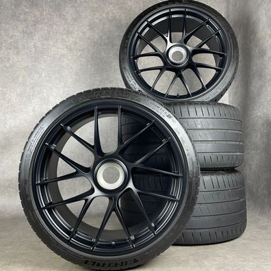 Sommerräder Porsche 991.2 20" Original Turbo Sport III GTS ZV Zentralverschluss