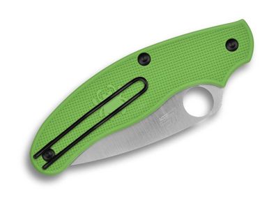 Spyderco UK Pen Knife Salt Green LC200N SpyderEdge