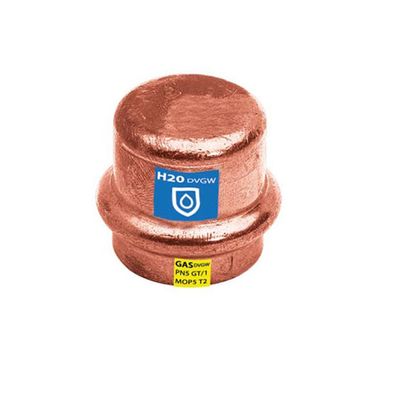 5 Stück Frabo Gas - Wasser Kombifitting Press V Kontur Verschlusskappe 15mm