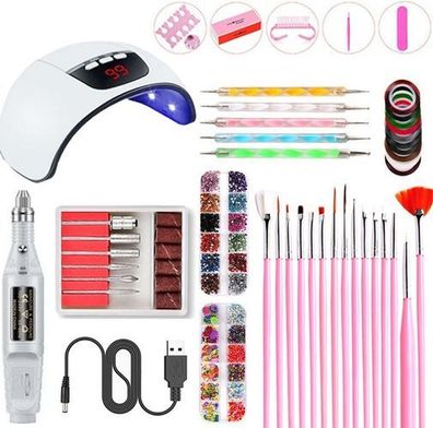 Hybrid-Set LED-UV-Lampe 54 W + Fräsmaschine