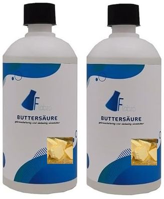 2x500ml Buttersäure , 1 Liter Buttersäure