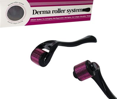 Derma Roller 540 Nadeln 0,5mm Dermaroller TITAN Schwarz