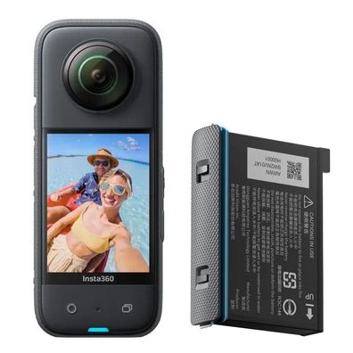 Insta360 - Actionkamera X3 - Bundle mit Ersatzakku 1800 mAh