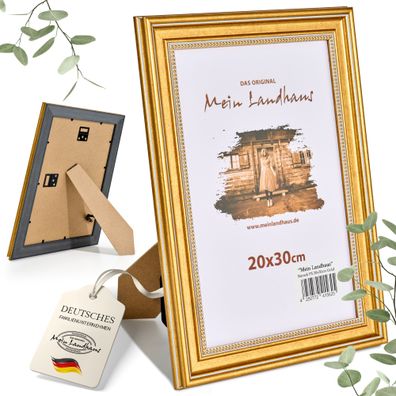 Mein Landhaus Barock Bilderrahmen Wien Gold & Silber Acrylglas Versch. Größen
