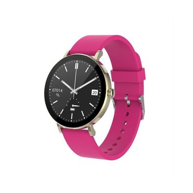 Smarty2.0 - SW079F - Smartwatch - Unisex - Super Slim Amoled - gelbgold / pink