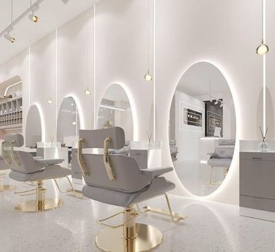 Konsole Friseur Barber Kosmetikspiegel LED Aluminiumrahmen 170x70 PRO