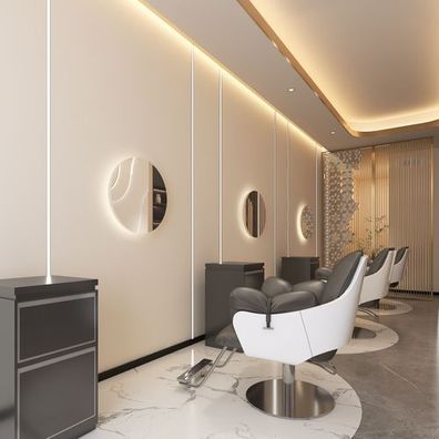 Konsole Friseur Barber Kosmetikspiegel LED 60x60 PRO