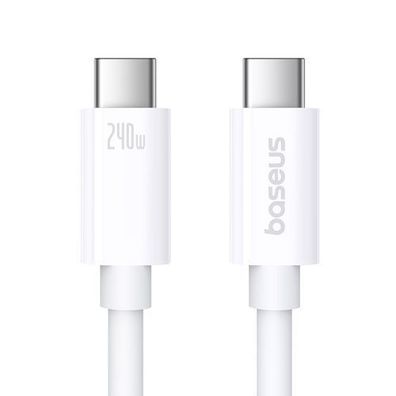 Baseus Superior 2 USB-C auf USB-C Ladekabel, USB4, 240W, 1.8m, Weiss
