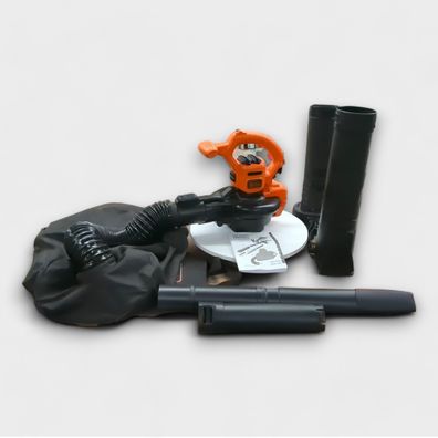 Black + Decker Laubsauger Laubbläser mit Rucksack Fangsack BEBLV290 / / Gebraucht