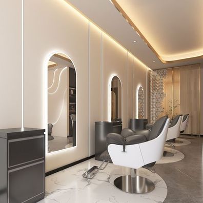 Konsolen Friseursalon Barberspiegel LED 170x70 PRO