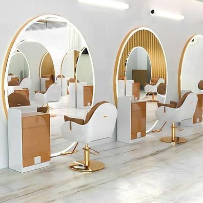 Konsole Friseursalon Barbershop Spiegel Friseursalon 200x120 LED PRO