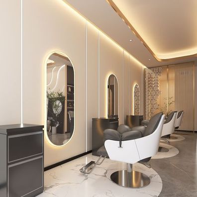 Konsolen Friseursalon Barberspiegel LED 170x70 PRO