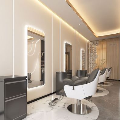 Konsolen Friseursalon Barberspiegel LED 170x70 PRO