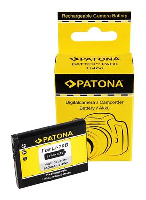 PATONA Akku für Olympus Li-70b FE FE4020 FE-4020 FE4040 FE-4040 FE5040 – 3,7 Volt