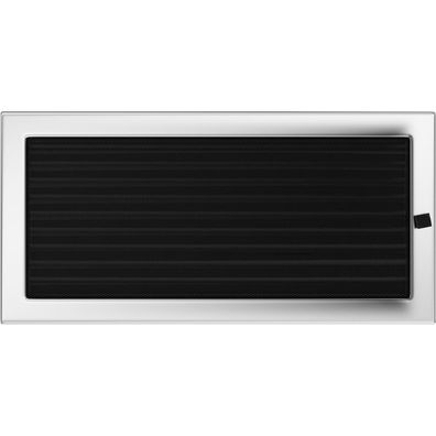 Lüftungsgitter 22x45 vernickelt Jalousie