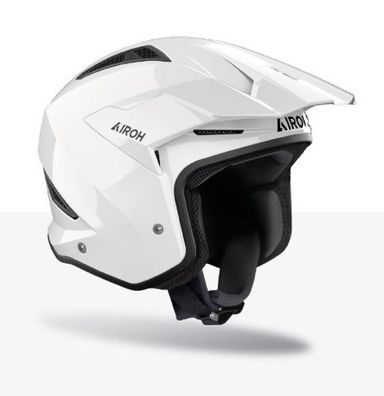 Openfacehelm Schutzhelm Rollerhelm Motocrosshelm Quadhelm AIROH TRR 2 Color Weiß