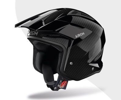 Openfacehelm Schutzhelm Rollerhelm Motocrosshelm Quadhelm AIROH TRR 2 Carbon