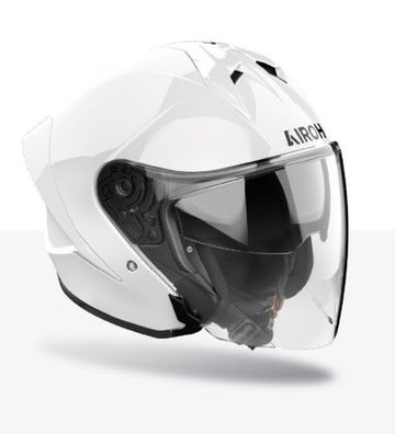 Openfacehelm Schutzhelm Crosshelm Motorradhelm Quadhelm AIROH H21 Color Weiß