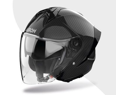 Openfacehelm Schutzhelm Crosshelm Motorradhelm Rollerhelm Quad AIROH H21 Carbon